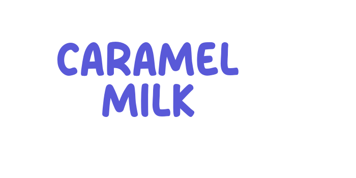 Caramel Milk Font Download