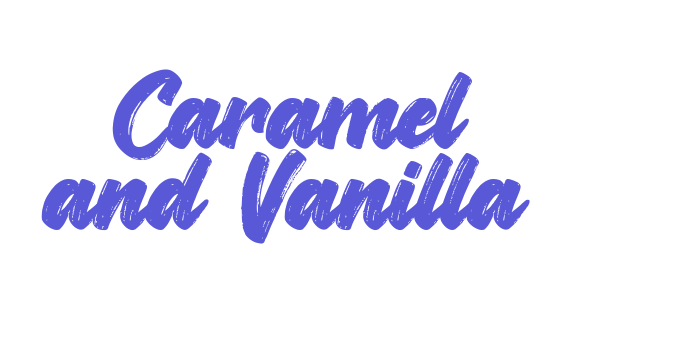 Caramel and Vanilla Font Download