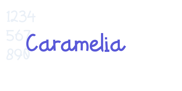 Caramelia font free