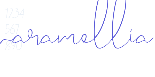 Caramellia font