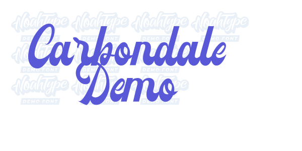 Carbondale Demo font