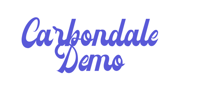 Carbondale Demo Font Download