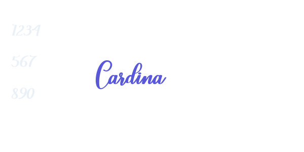 Cardina font free