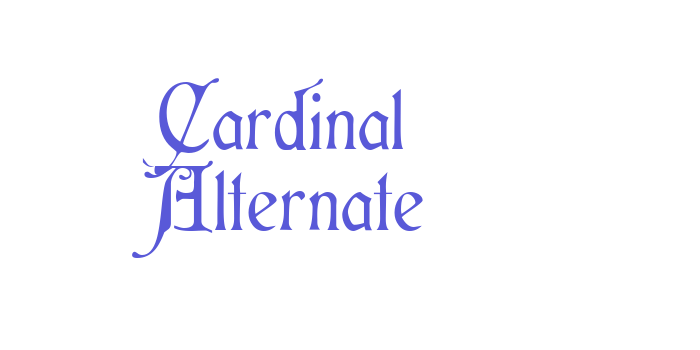 Cardinal Alternate Font Download