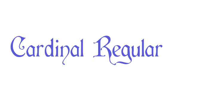 Cardinal Regular Font Download