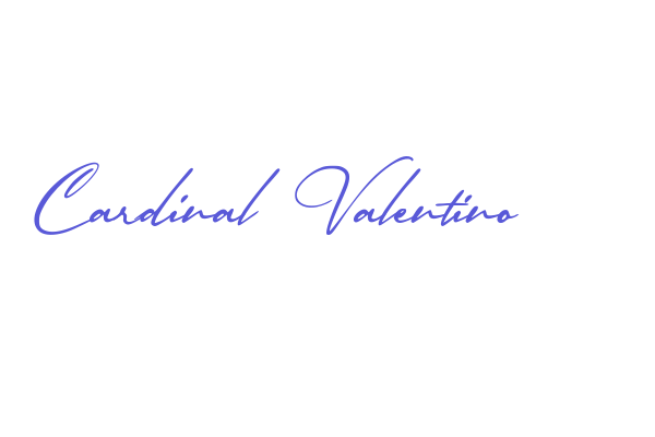 Cardinal Valentino Font