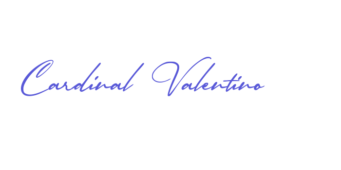 Cardinal Valentino Font Download