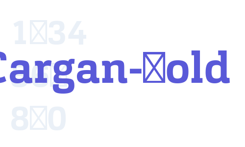 Cargan-Bold Font Download