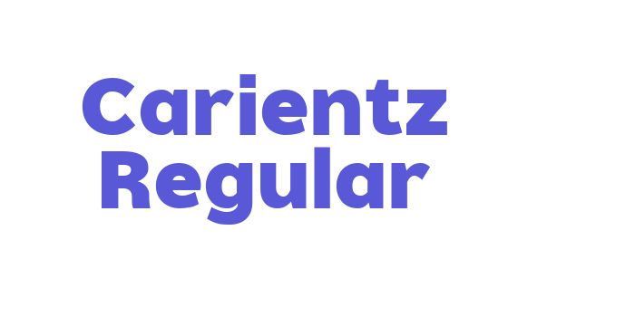 Carientz Regular Font Download