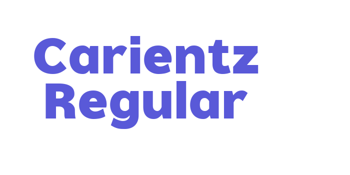 Carientz Regular Font