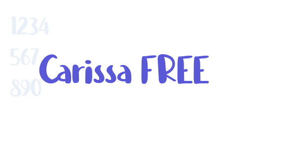 Carissa FREE font