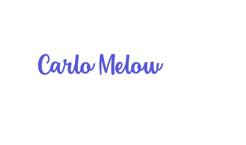 Carlo Melow Font