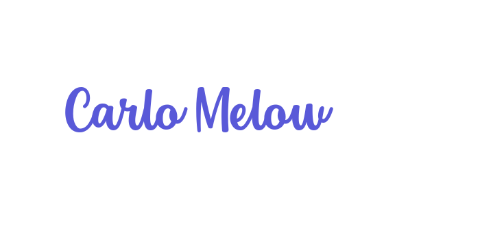 Carlo Melow Font Download