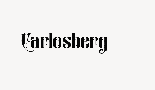 Carlosberg Font