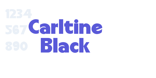 Carltine Black font