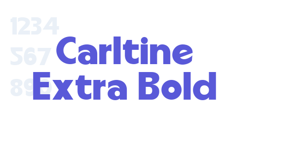 Carltine Extra Bold font free