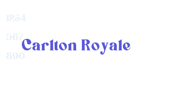 Carlton Royale font free