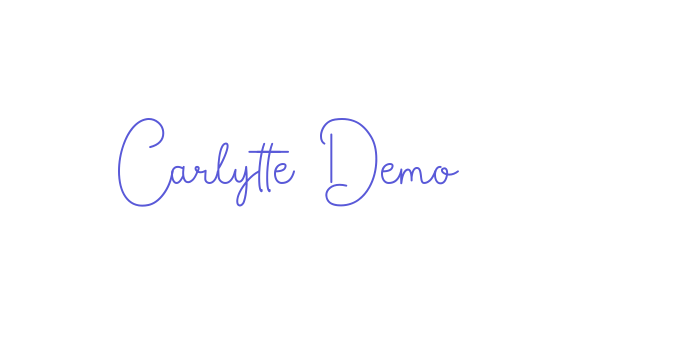 Carlytte Demo Font Download