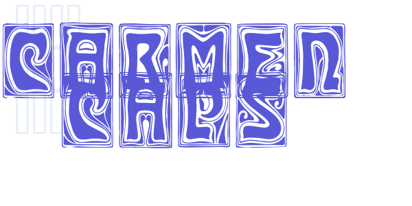 Carmen Caps font free