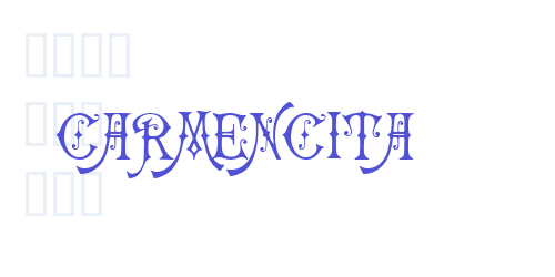 Carmencita-font-download