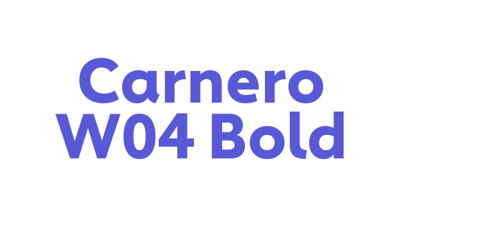 Carnero W04 Bold Font Download