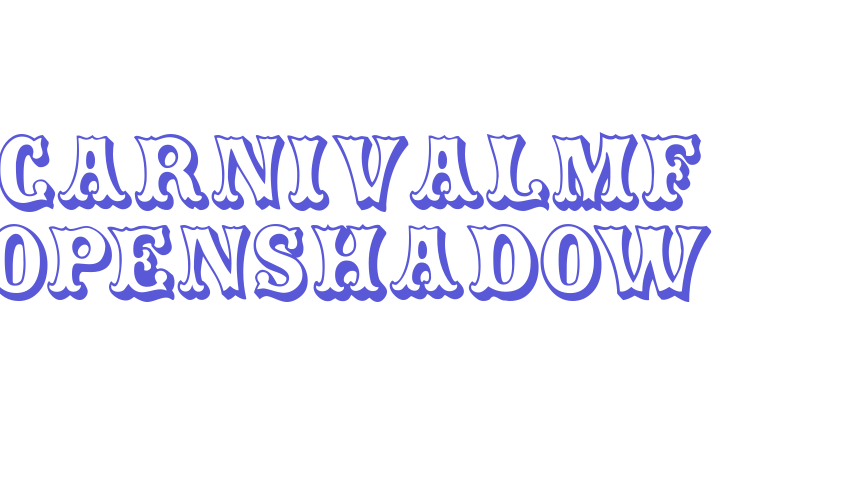 CarnivalMF OpenShadow Font Download