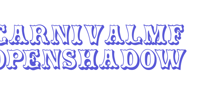 CarnivalMF OpenShadow Font Download