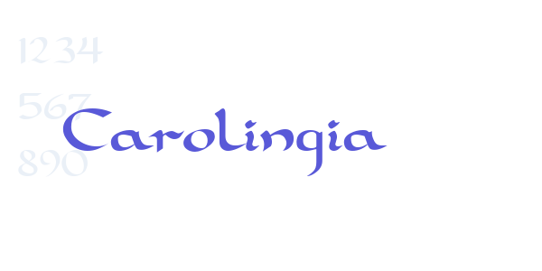 Carolingia font