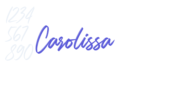 Carolissa font free