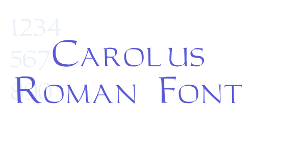 Carolus Roman Font font