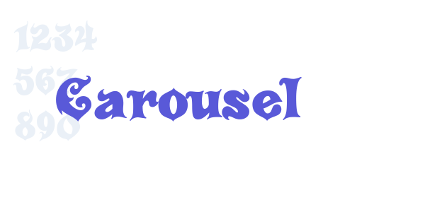 Carousel font free