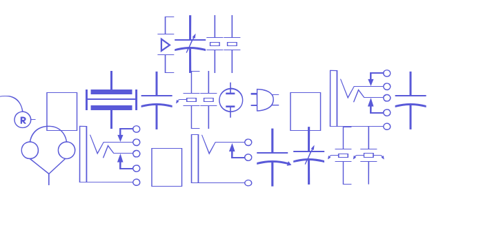 Carr Electronic Dingbats Font Download