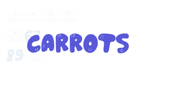 Carrots font