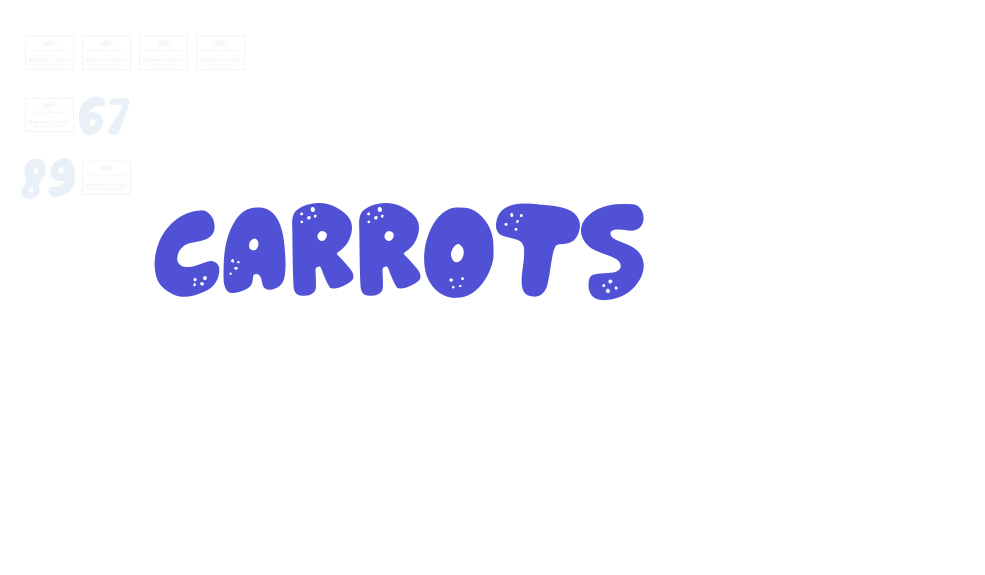 Carrots-font-download