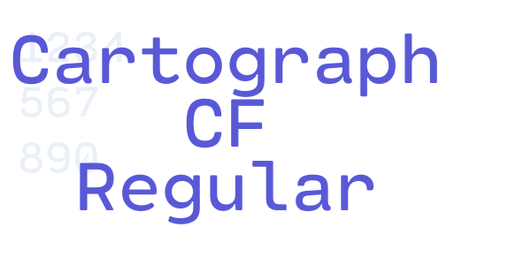 Cartograph CF Regular font free