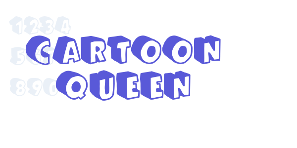 Cartoon Queen font free