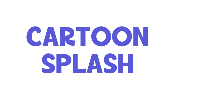 Cartoon Splash Font