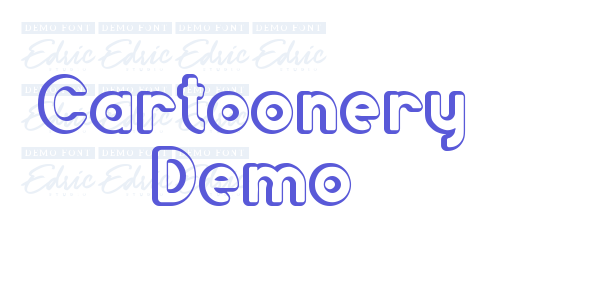 Cartoonery Demo font free