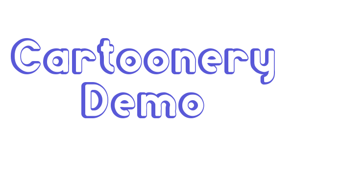 Cartoonery Demo Font