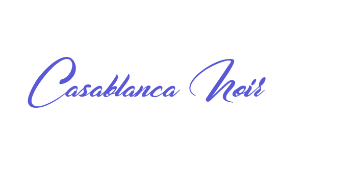 Casablanca Noir Font Download