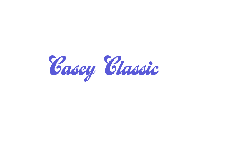 Casey Classic Font