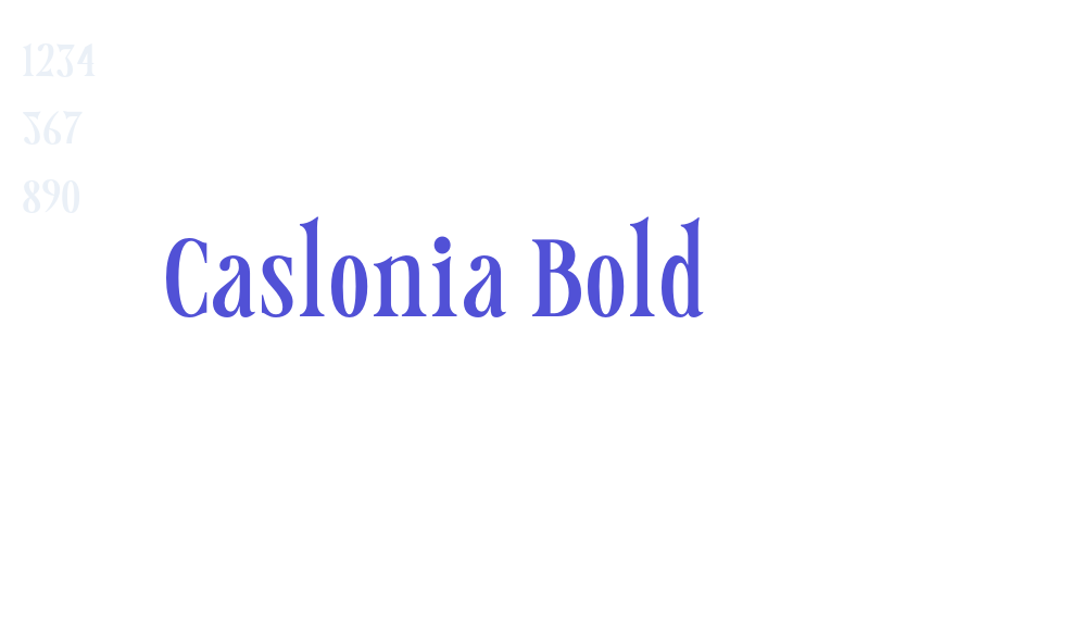 Caslonia Bold-font-download