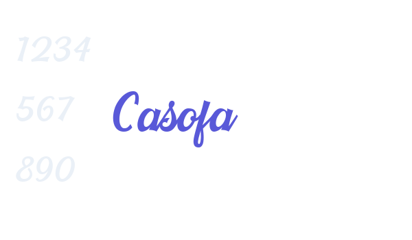 Casofa font free