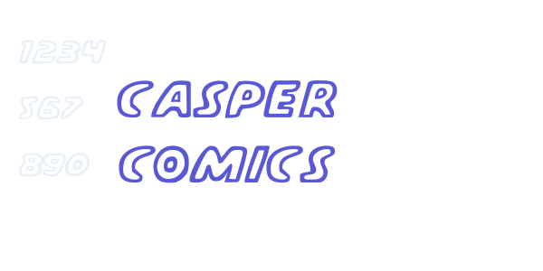 Casper Comics font free