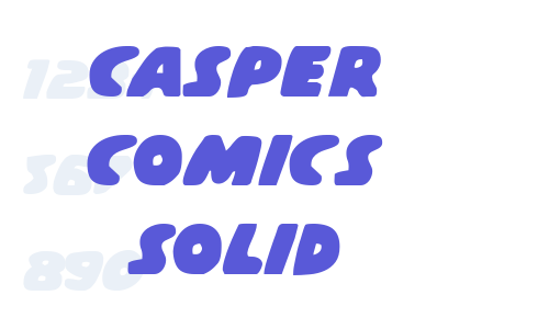 Casper Comics Solid Font Download