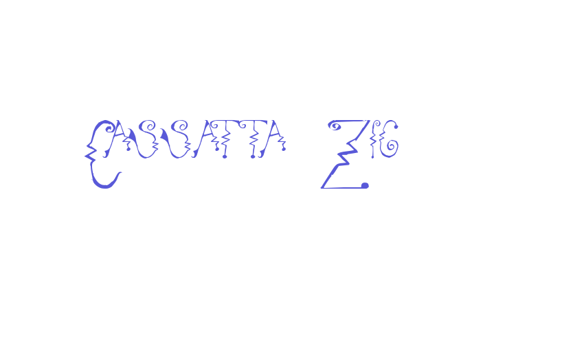 Cassatta Zig Font Download