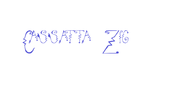 Cassatta Zig Font Download