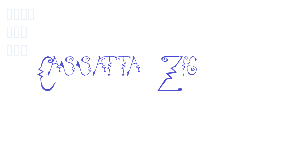 Cassatta Zig-font-download