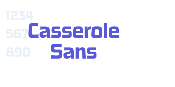 Casserole Sans font free