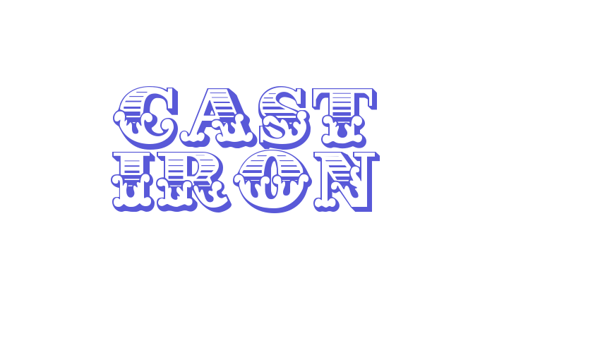 Cast Iron Font Download